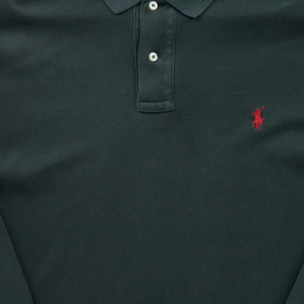 Polo manches longues homme noir Polo Ralph Lauren Col Polo