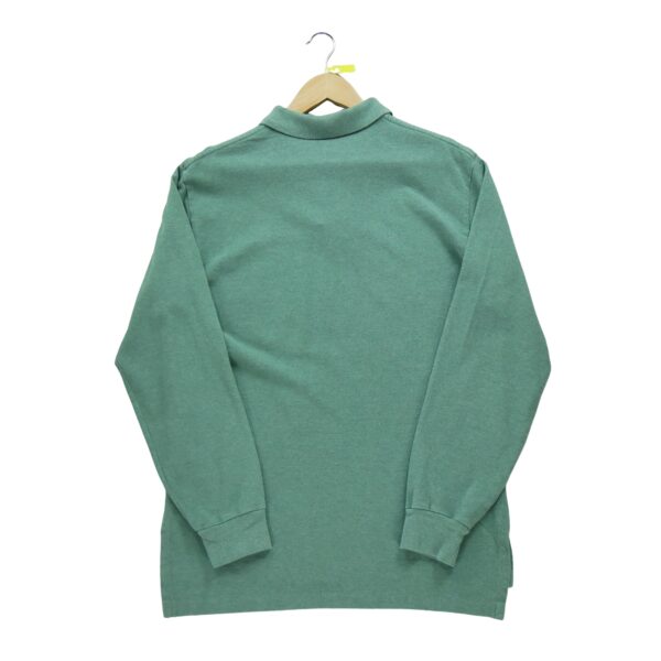 Polo manches longues homme vert Polo Ralph Lauren Col Polo