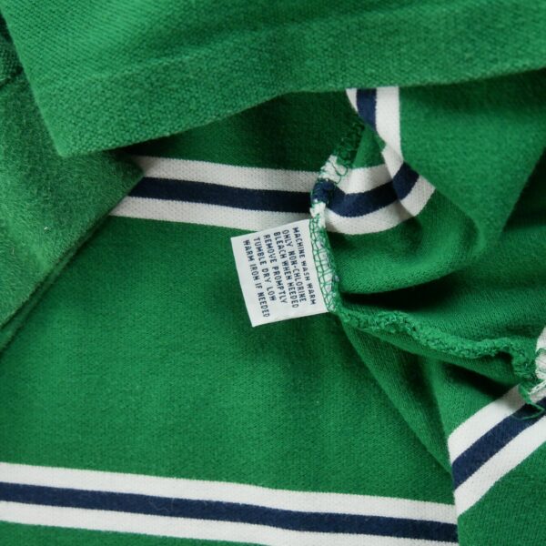 Polo manches longues homme vert Polo Ralph Lauren Motif a rayures Col Polo
