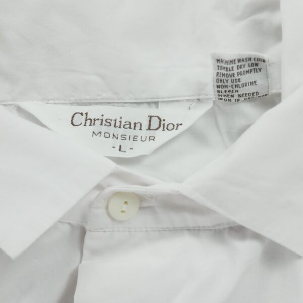 Pull homme manches courtes blanc Dior Col Revert