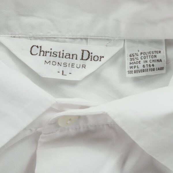 Pull homme manches courtes blanc Dior Col Revert