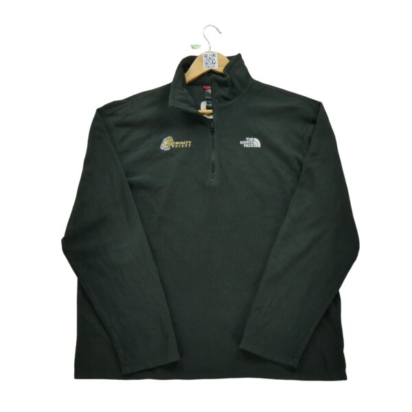 Pull polaires homme manches longues noir The North Face Col Montant