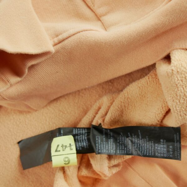 Sweat a capuche homme manches longues orange Vintage Col Rond