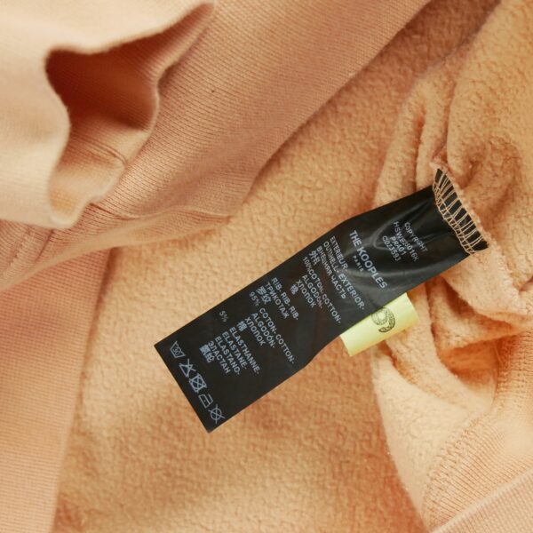 Sweat a capuche homme manches longues orange Vintage Col Rond