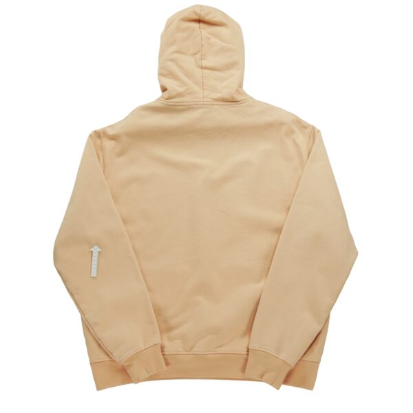 Sweat a capuche homme manches longues orange Vintage Col Rond