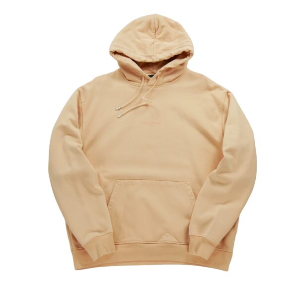 Sweat a capuche homme manches longues orange Vintage Col Rond