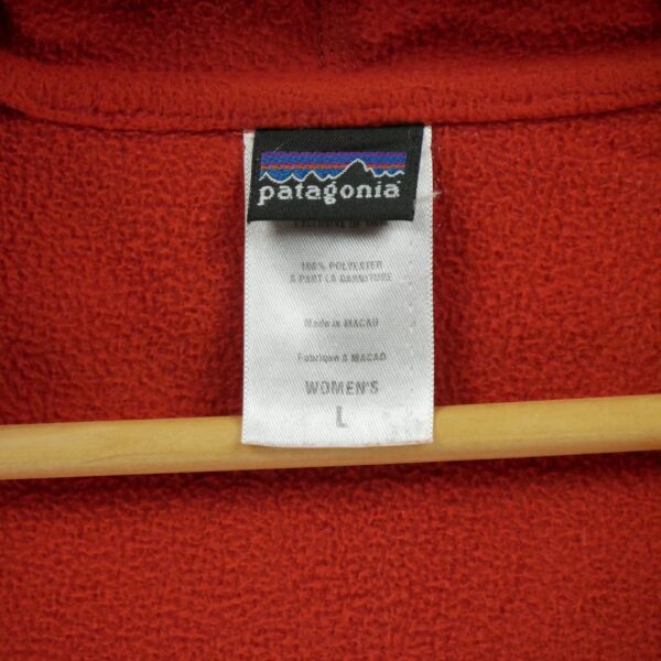 Veste polaires femme manches longues orange Patagonia Col Rond