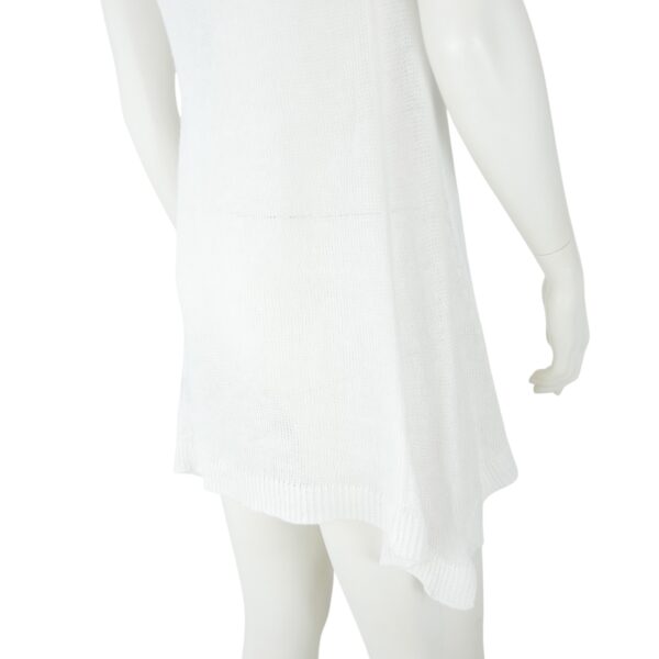 Robe Femme de Plage Blanc – Image 4