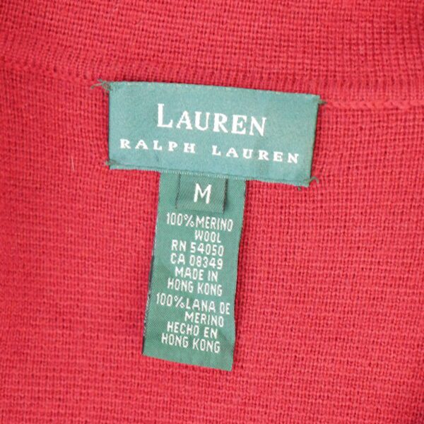 Veste Femme  100% Laine Rouge – Image 7