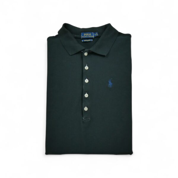 Polo manches longues Femme  Noir