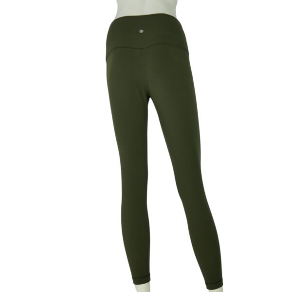 Leggings Femme  Yoga Course Fitness Kaki – Image 2