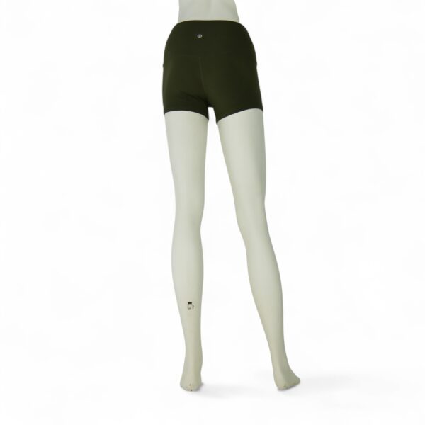 Short Femme  Yoga Course Fitness Kaki – Image 2