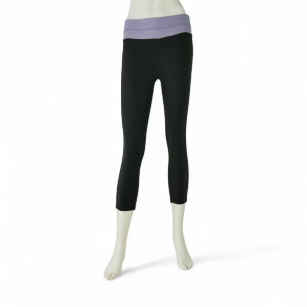 Leggings Femme  Yoga Course Noir