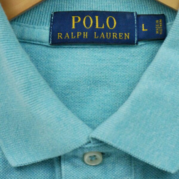 Polo manches courtes Homme  Turquoise – Image 7