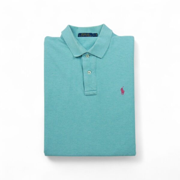 Polo manches courtes Homme  Turquoise