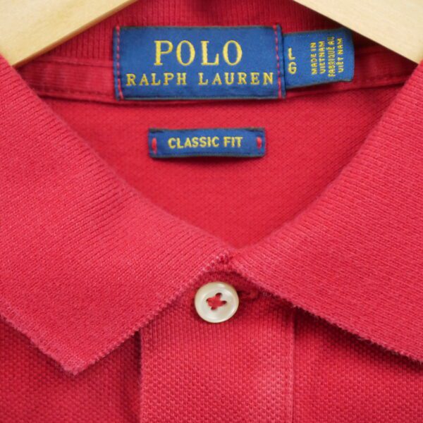 Polo manches courtes Femme  Rouge – Image 6