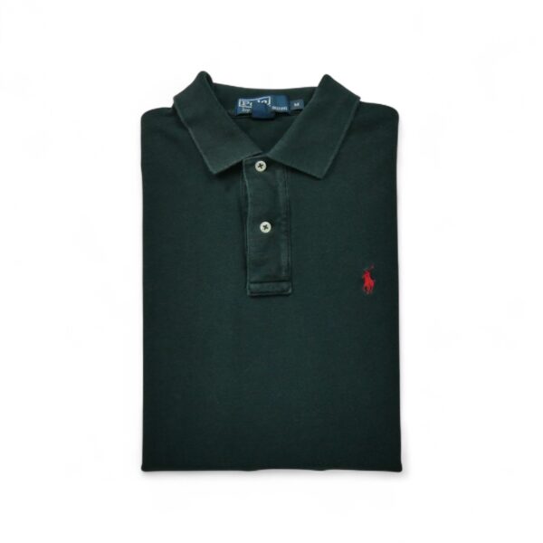 Polo manches longues Homme  Noir