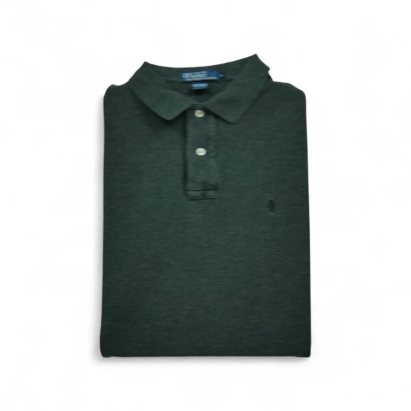 Polo manches longues Homme  Gris