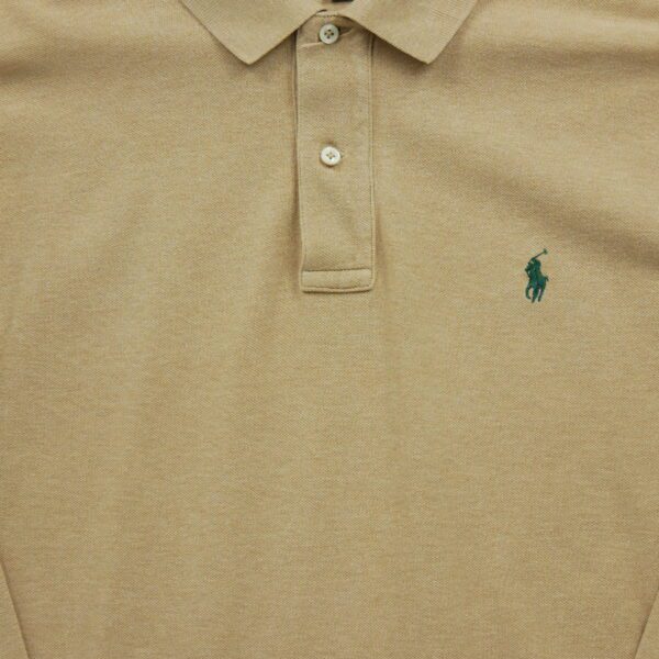 Polo manches longues Homme  Beige – Image 3