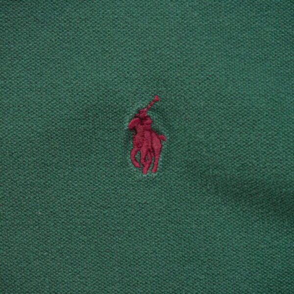 Polo manches longues Homme  Vert – Image 4