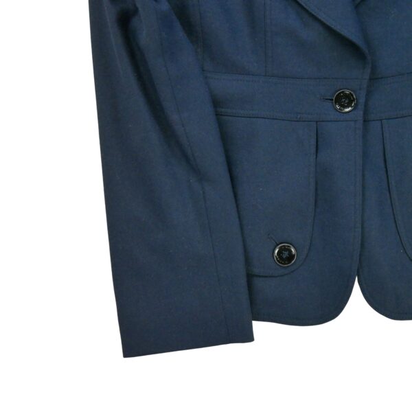 Blazer femme manches longues marine Burberry Col Revert