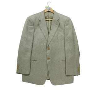 Blazer homme manches longues beige Armani Motif a motifs Col Officier