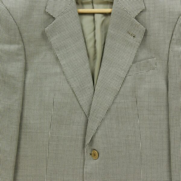 Blazer homme manches longues beige Armani Motif a motifs Col Officier