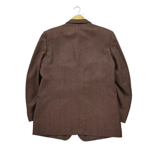 Blazer homme manches longues bordeaux Yves Saint Laurent Motif a rayures Col Officier