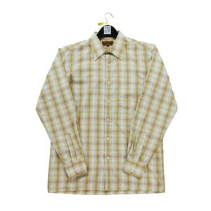 Chemise classiques homme manches longues beige Yves Saint Laurent Motif a carreaux