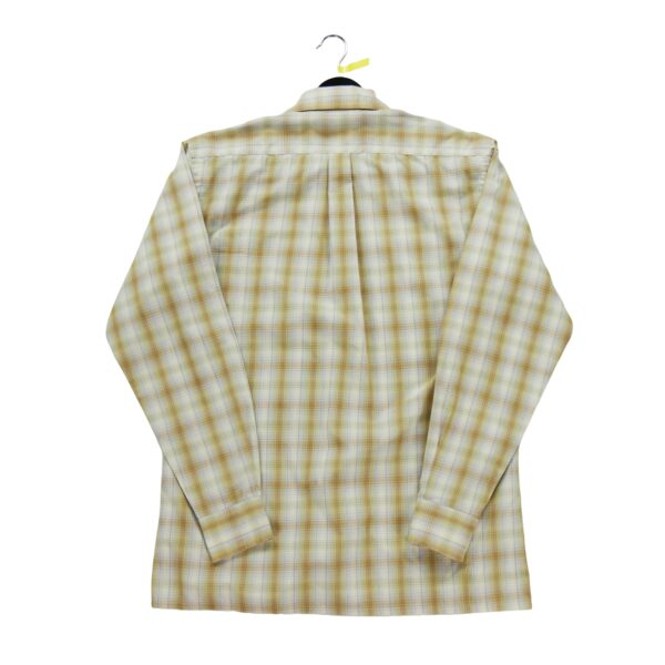Chemise classiques homme manches longues beige Yves Saint Laurent Motif a carreaux
