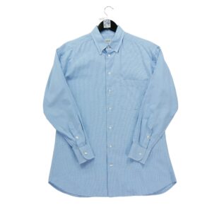 Chemise classiques homme manches longues bleu Armani Motif a carreaux