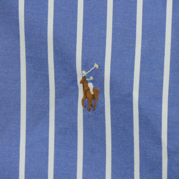 Chemise classiques homme manches longues bleu clair Polo Ralph Lauren Motif a rayures