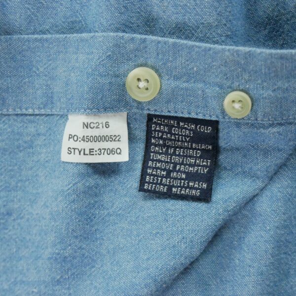 Chemise classiques homme manches longues bleu clair Polo Ralph Lauren Motif en jeans