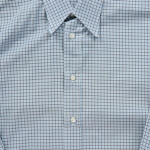 Chemise classiques homme manches longues bleu Yves Saint Laurent Motif a carreaux