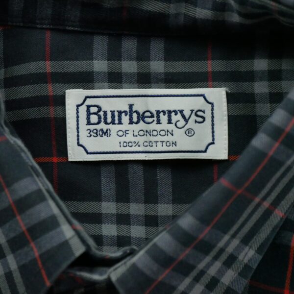 Chemise classiques homme manches longues marine Burberry Motif a carreaux