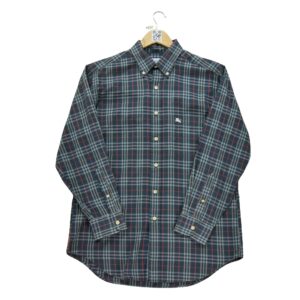 Chemise classiques homme manches longues marine Burberry Motif a carreaux