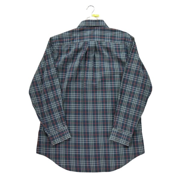 Chemise classiques homme manches longues marine Burberry Motif a carreaux