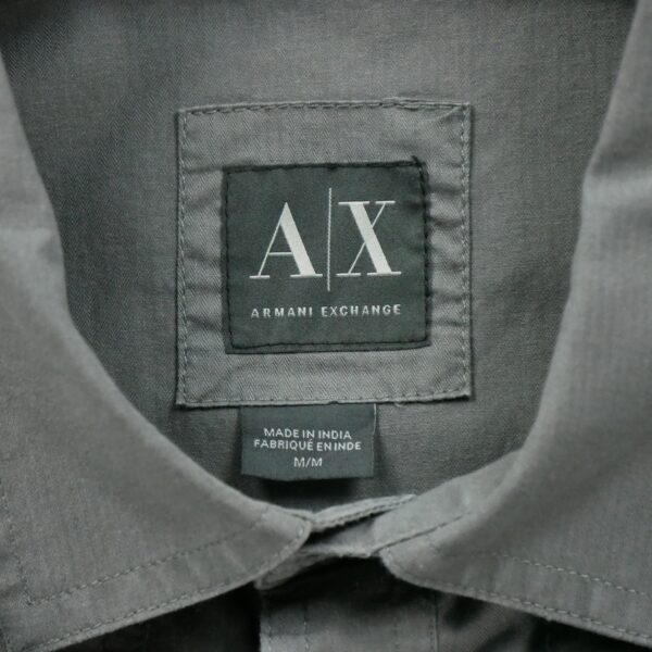 Chemise detente homme manches courtes gris Armani Exchange