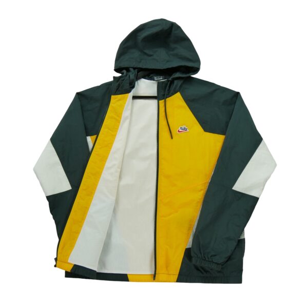 Coupe vent homme manches longues jaune Nike Col Montant
