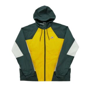 Coupe vent homme manches longues jaune Nike Col Montant