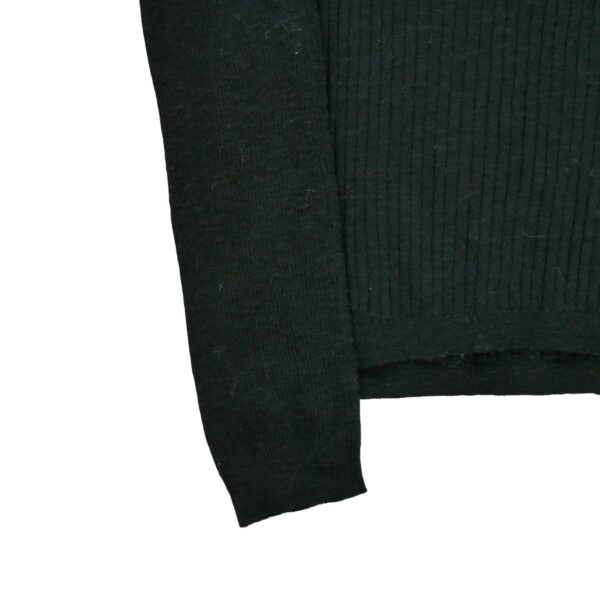 Gilet femme manches longues noir Burberry Col V