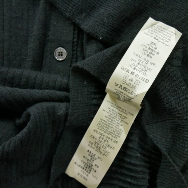 Gilet femme manches longues noir Burberry Col V