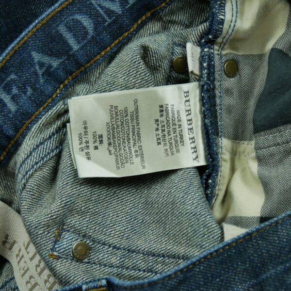 Jean coupe ajustee homme marine Burberry