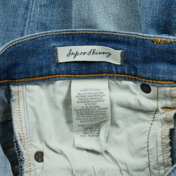 Jean coupe skinny femme bleu clair Polo Ralph Lauren