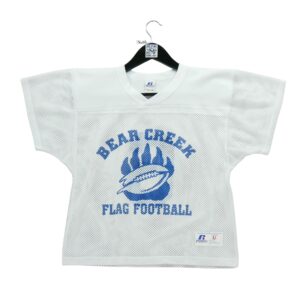 Maillot manches courtes enfant blanc Russell Athletic