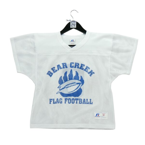 Maillot manches courtes enfant blanc Russell Athletic