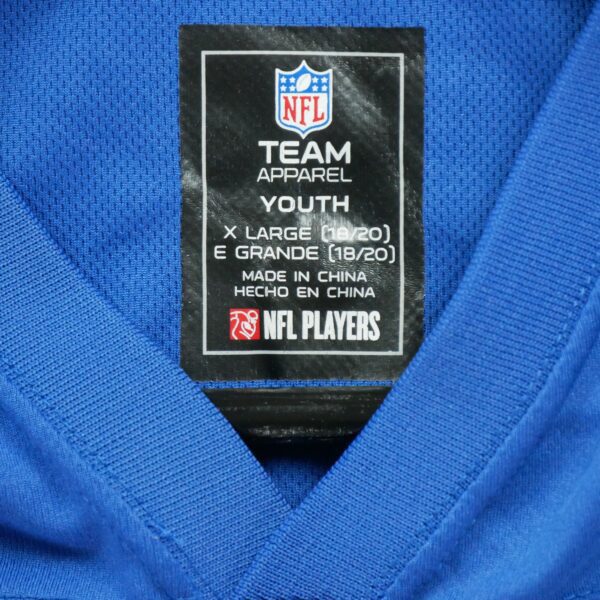 Maillot manches courtes enfant bleu NFL Team Apparel Equipe New York Giants