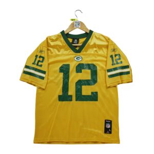Maillot manches courtes enfant jaune Reebok Equipe Green Bay Packers