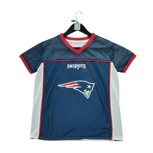Maillot manches courtes enfant marine NFL Team Apparel Equipe New England Patriots