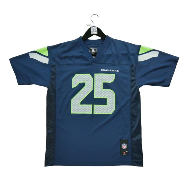 Maillot manches courtes enfant marine NFL Team Apparel Equipe Seattle Seahawks
